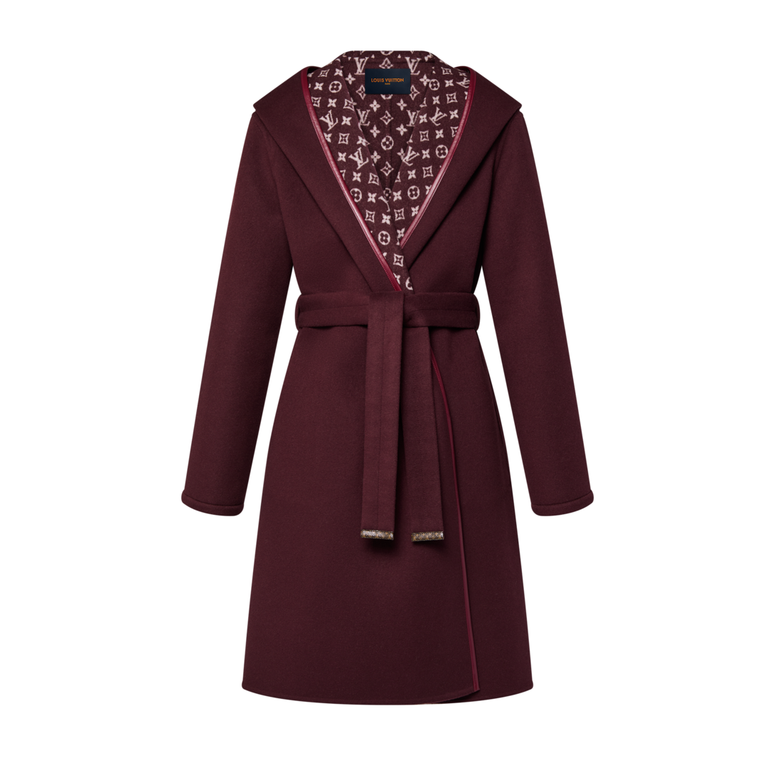 Signature Long Hooded Wrap Coat - Women - Ready-to-Wear | LOUIS